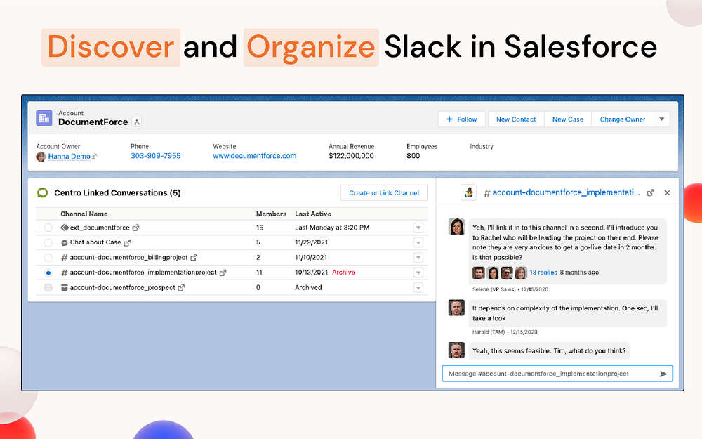 Centro: Salesforce<>Slack for Slack