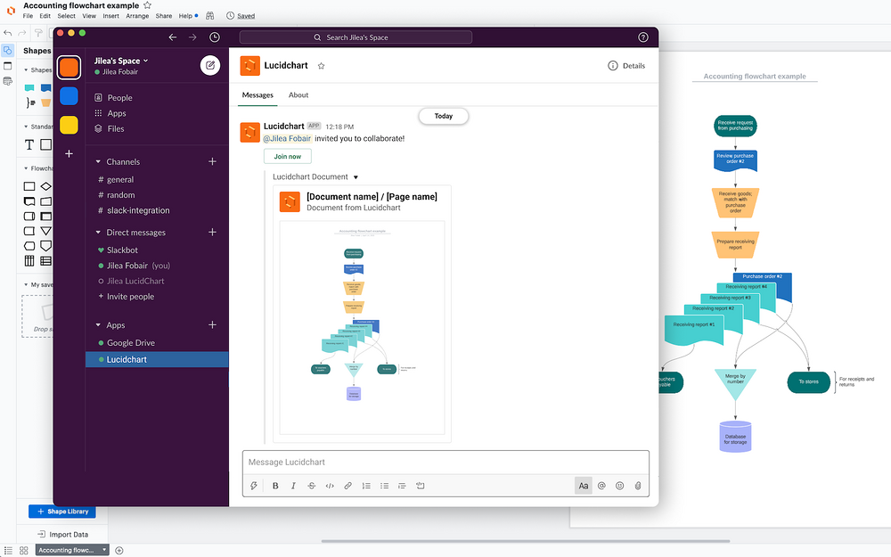 Lucidchart for Slack