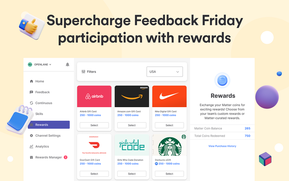 Matter: Team Recognition & Rewards for Slack