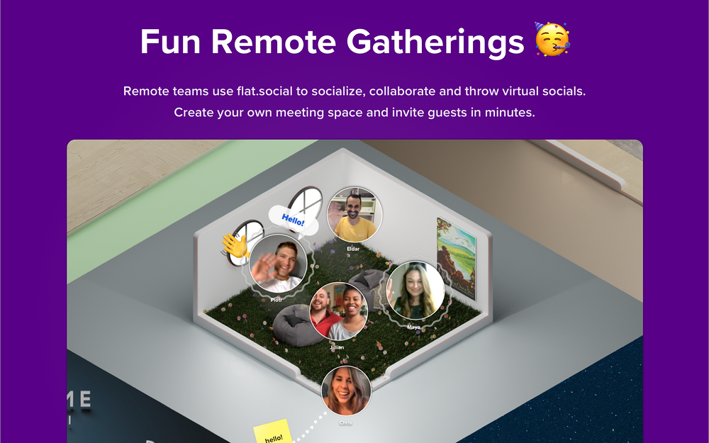 flat.social for Slack