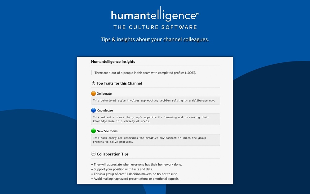 Humantelligence for Slack