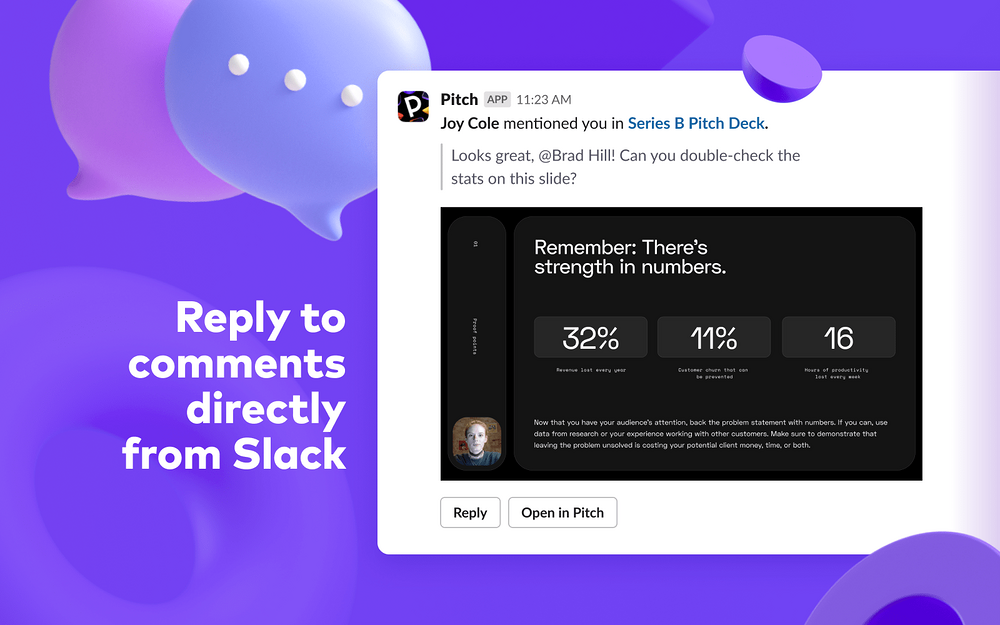 Pitch for Slack