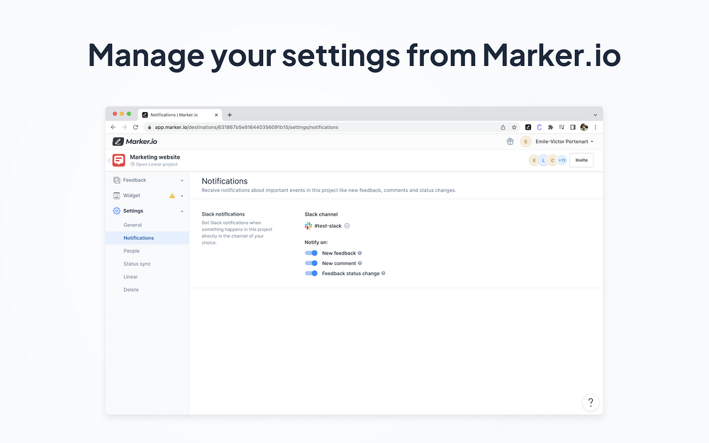 Marker.io for Slack