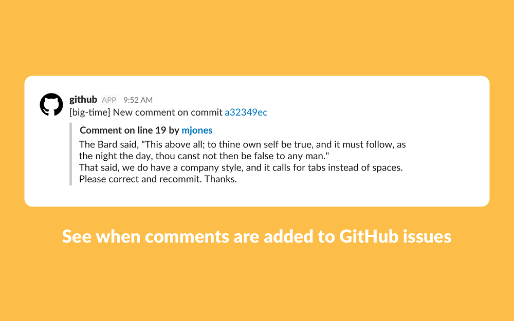 GitHub Enterprise Server for Slack