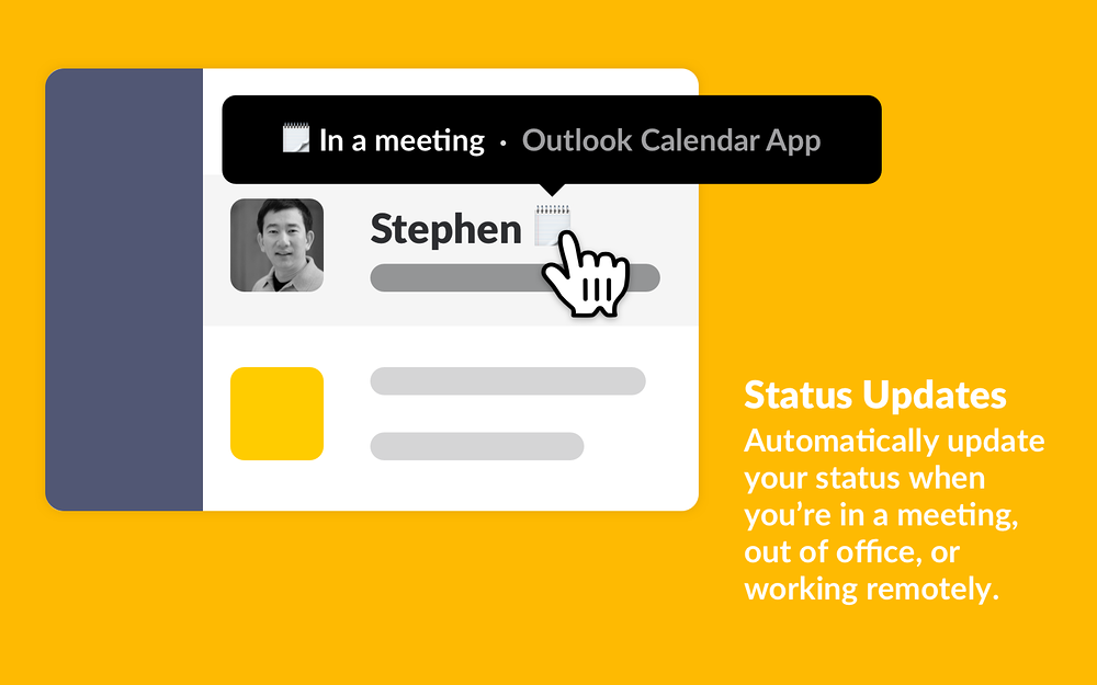 Outlook Calendar for Slack