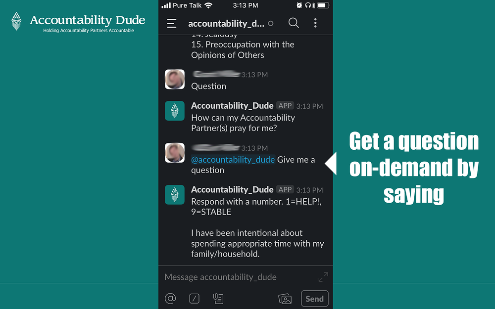 Accountability Dude for Slack