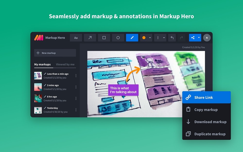 Markup Hero - Screenshot & Annotate for Slack