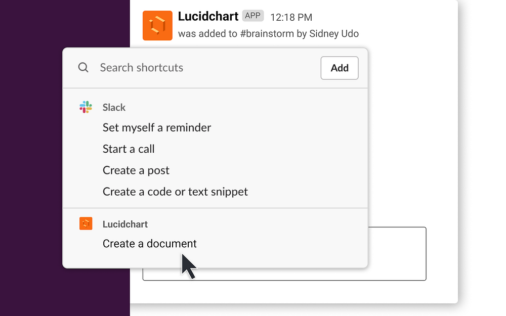 Lucidchart for Slack